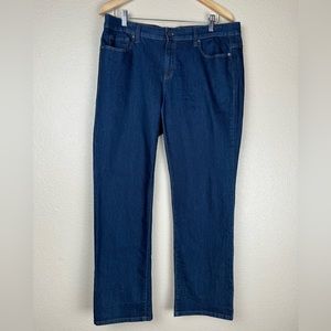 Calvin Klein Jeans Dark Wash Straight Leg. Plenty of Stretch. Size- 32/14